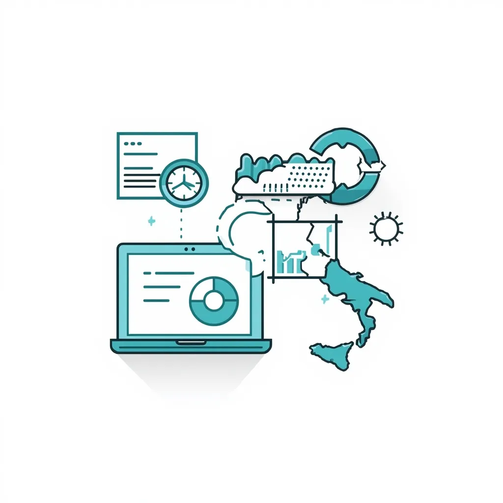 Illustrazione: Aree di Servizio in Italia