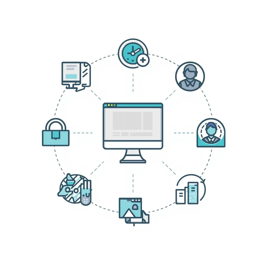 Illustrazione: Vantaggi dei social per le aziende